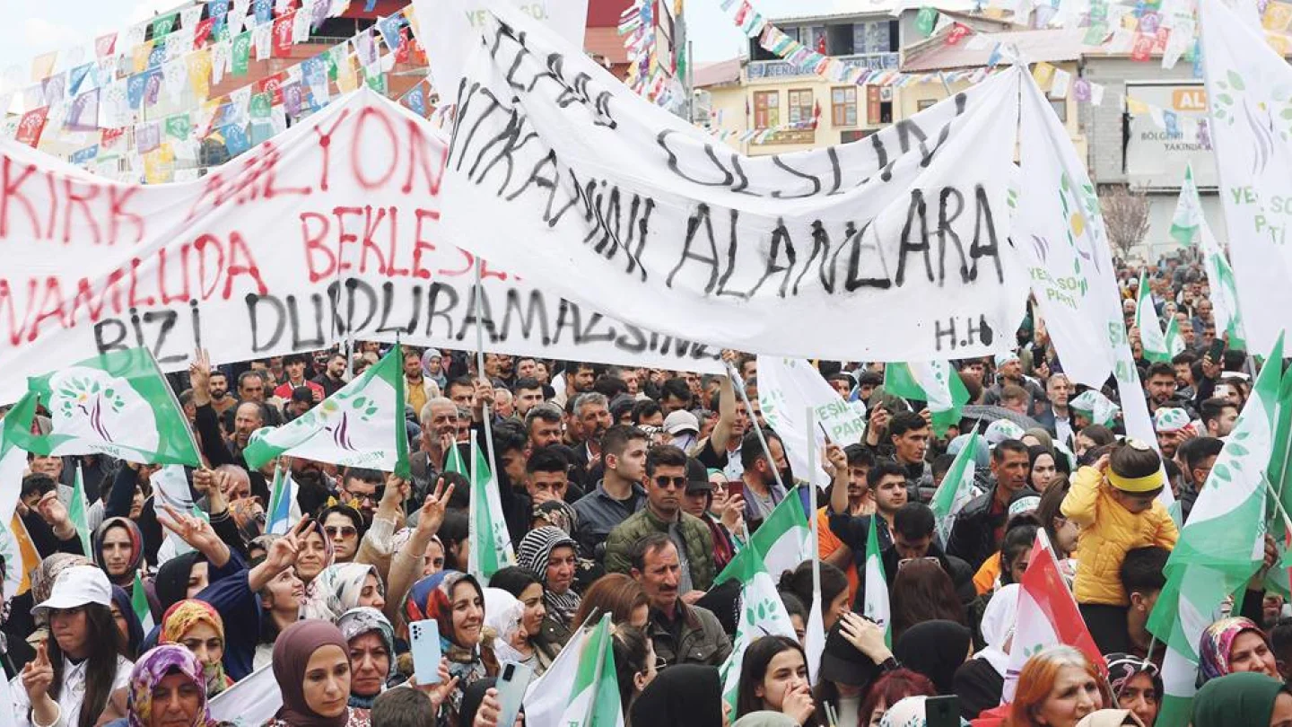 Yeşil Sol Parti Muş mitingi