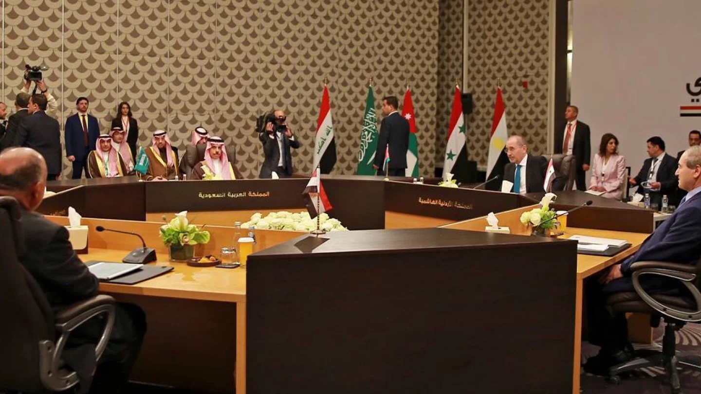 Amman'da 5'li zirve sonuçlandı. Foto: AFP