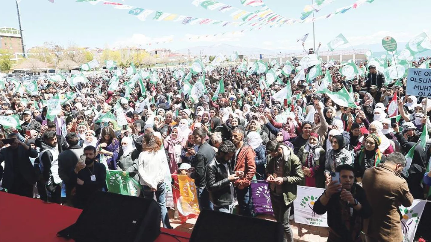 Yeşil Sol Parti Erciş mitingi