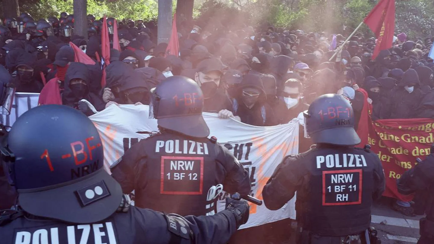 Almanya'da Lina E. protestoları Foto: AFP