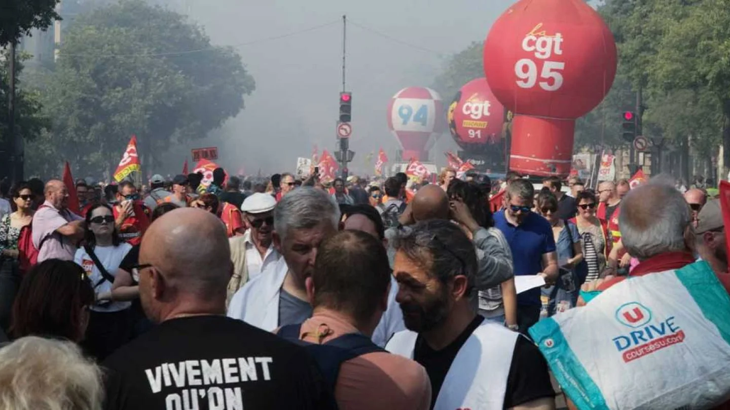 Fransa'da çalışanların 14. Eylem günü