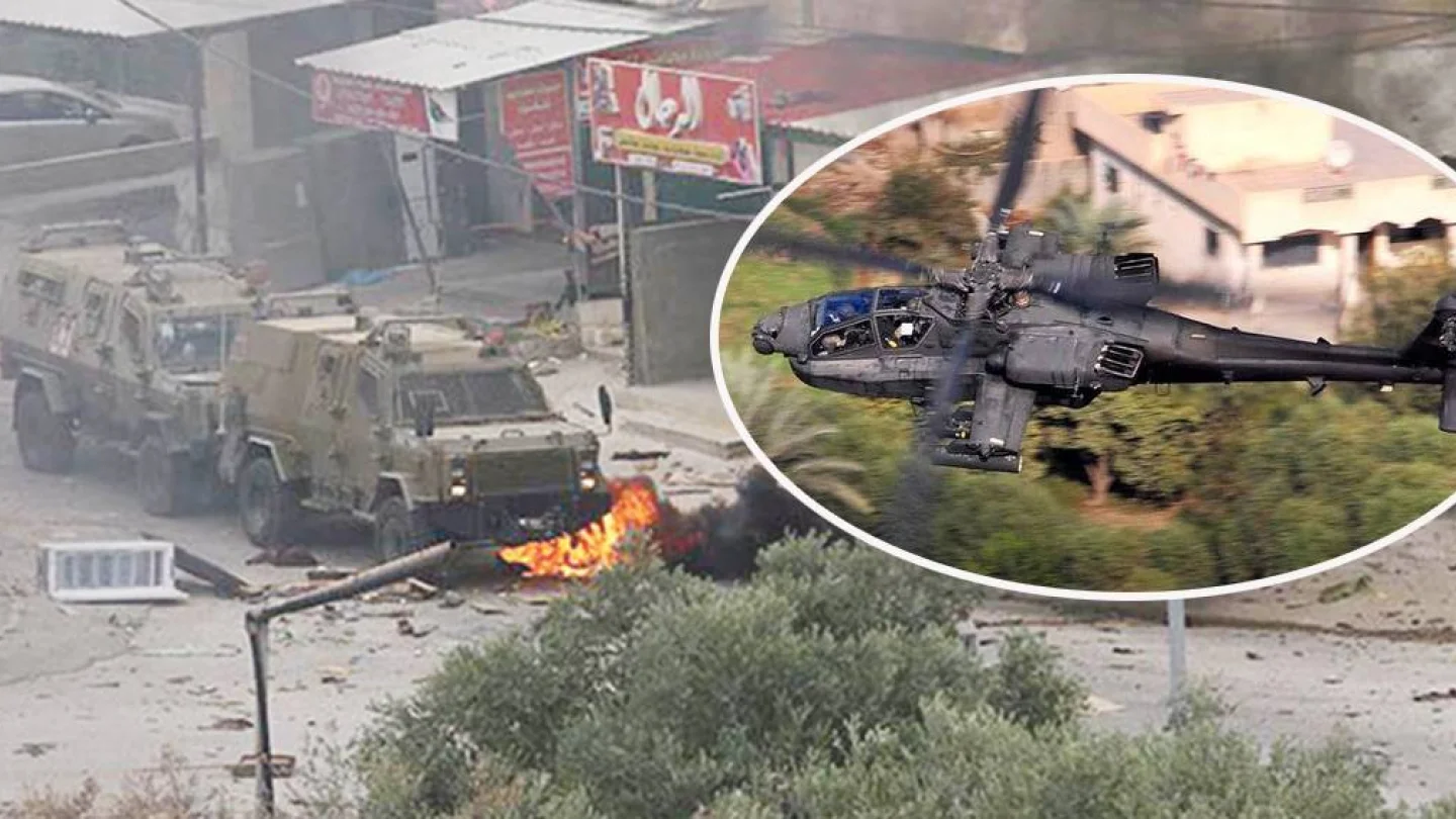 İsrail'in Cenin saldırısında Apache (AH-64) kullanıldı
