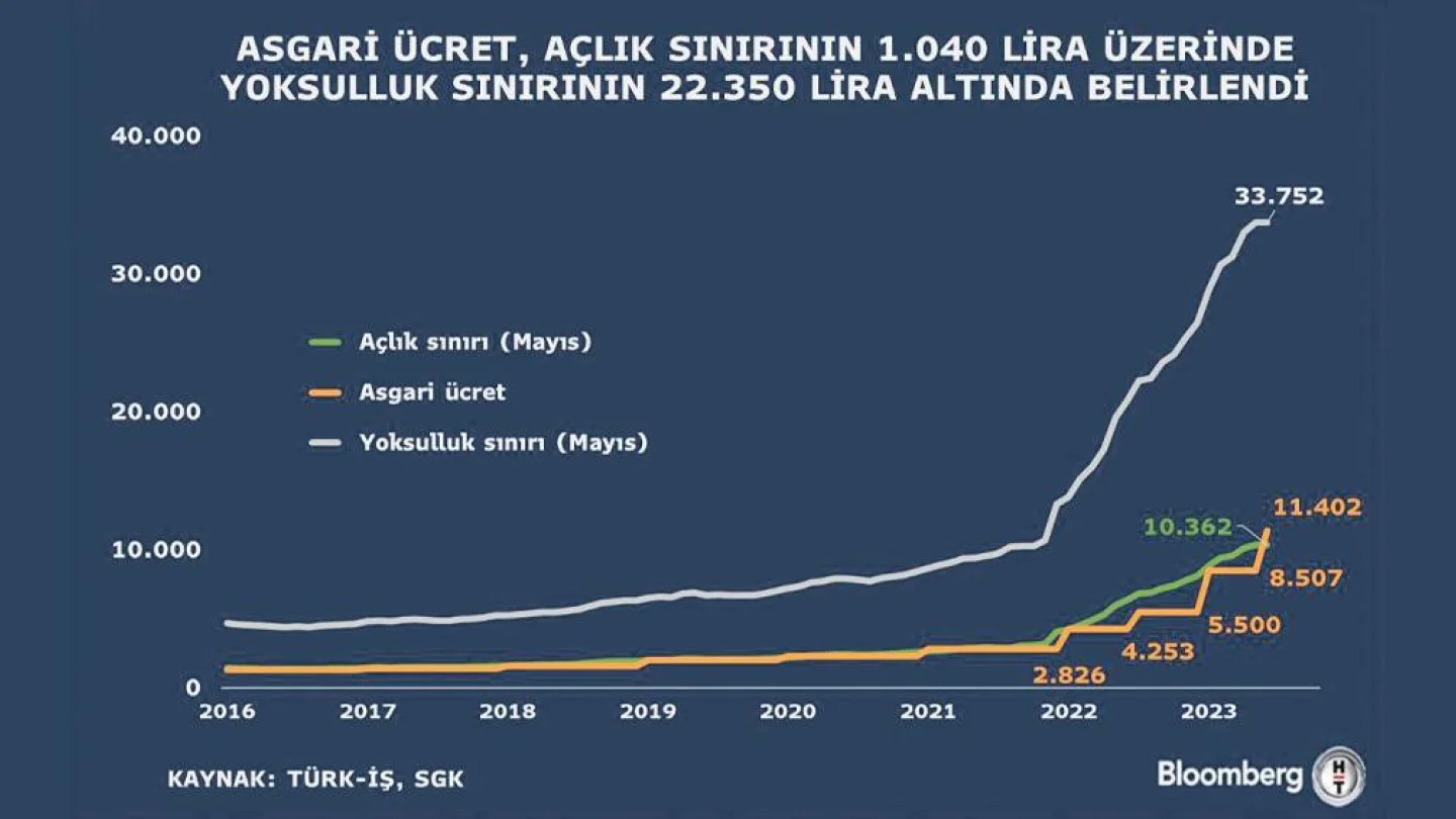 Asgari ücret grafiği