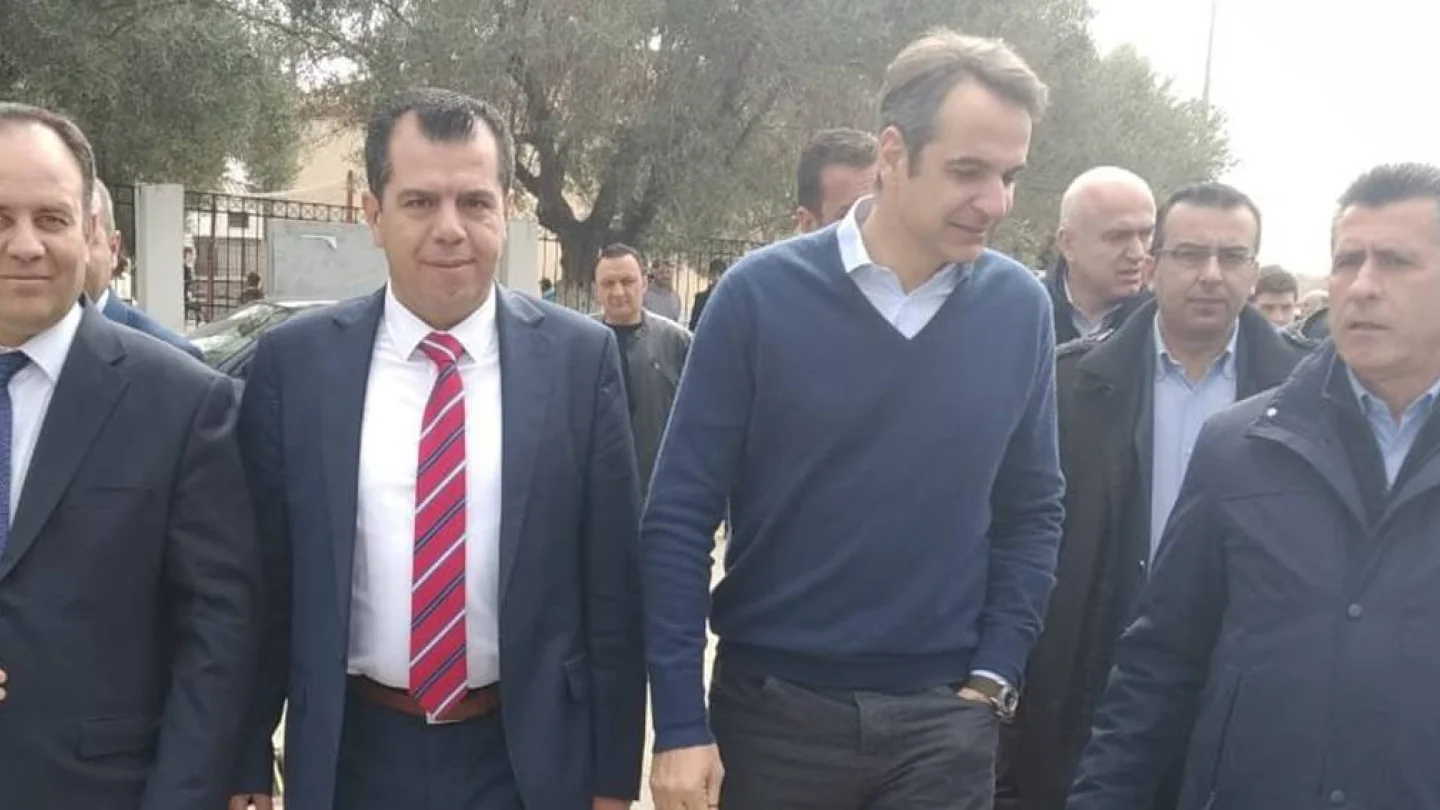 Mustafa Katrancı ve Kiryakos Miçotakis