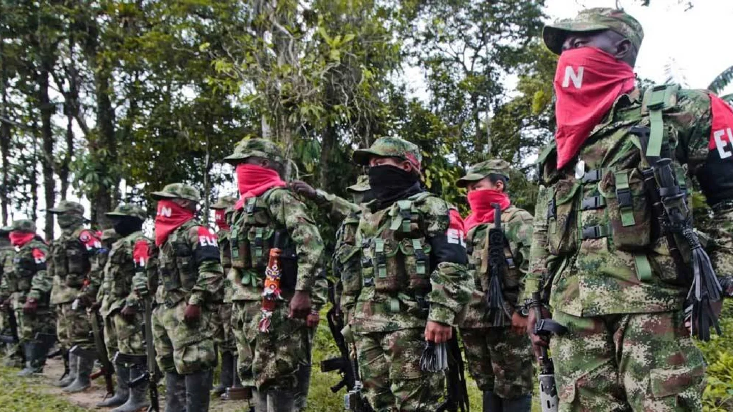 ELN gerillaları/foto: AFP