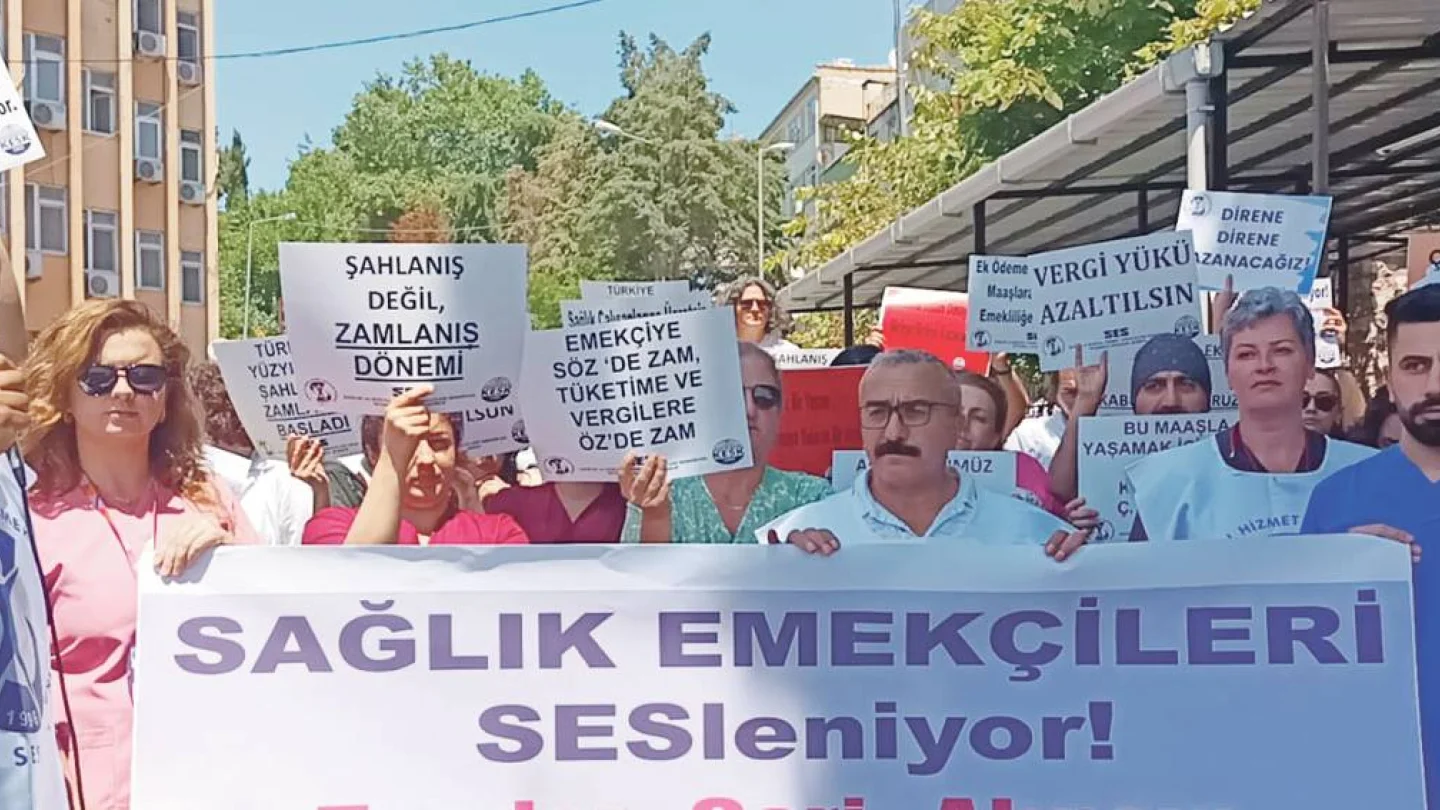 Sağlık emekçileri eylem