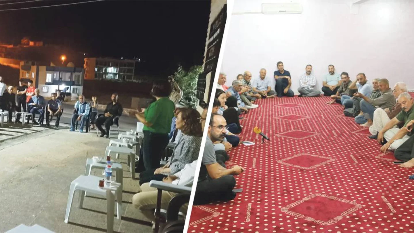 HDP ve Yeşil Sol Parti halk toplantıları