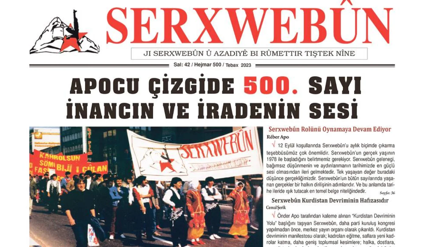 Serxwebûn Gazetesi’nin 500. sayısı
