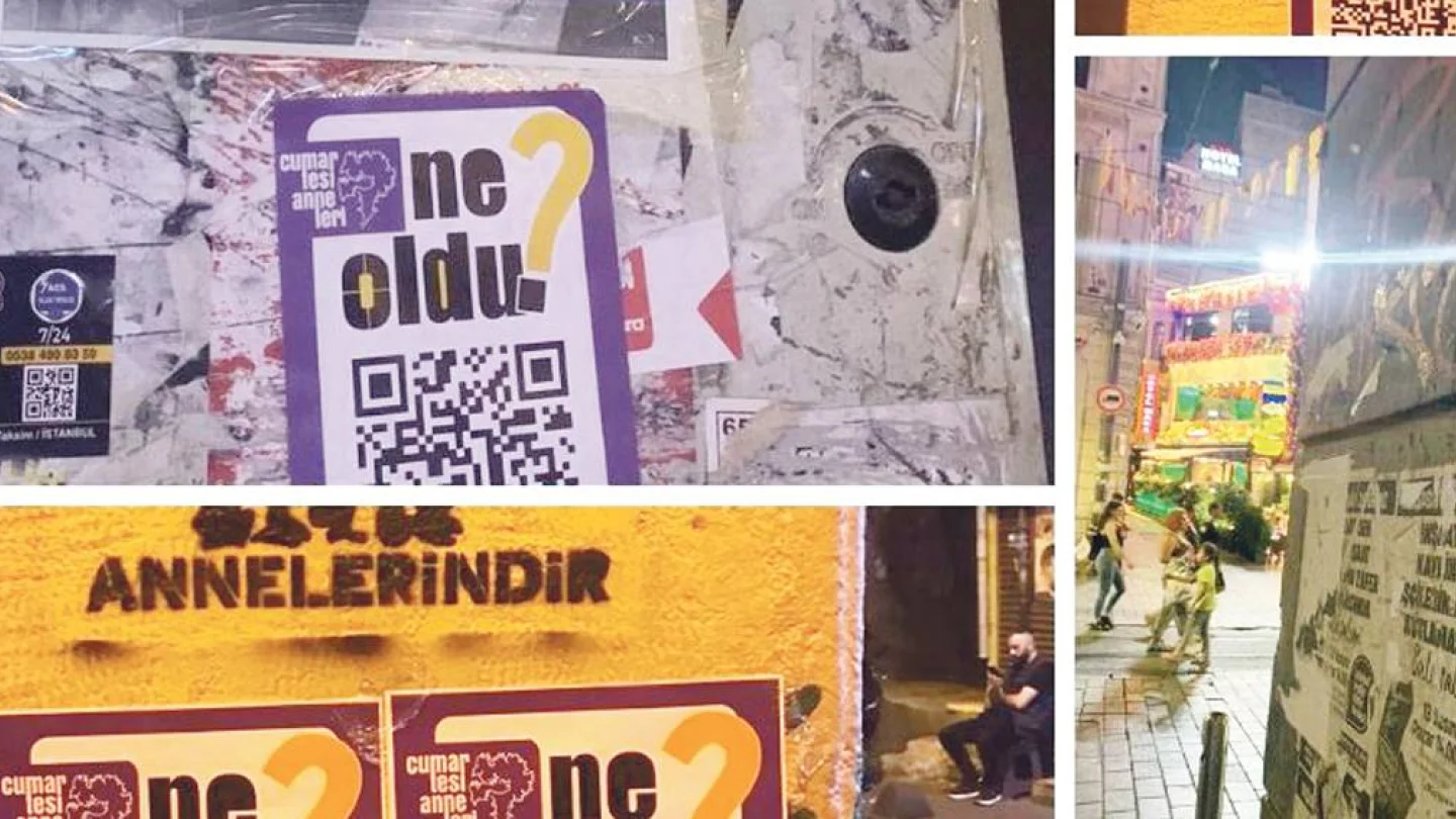 Cumartesi Anneleri QR kodlu eylem