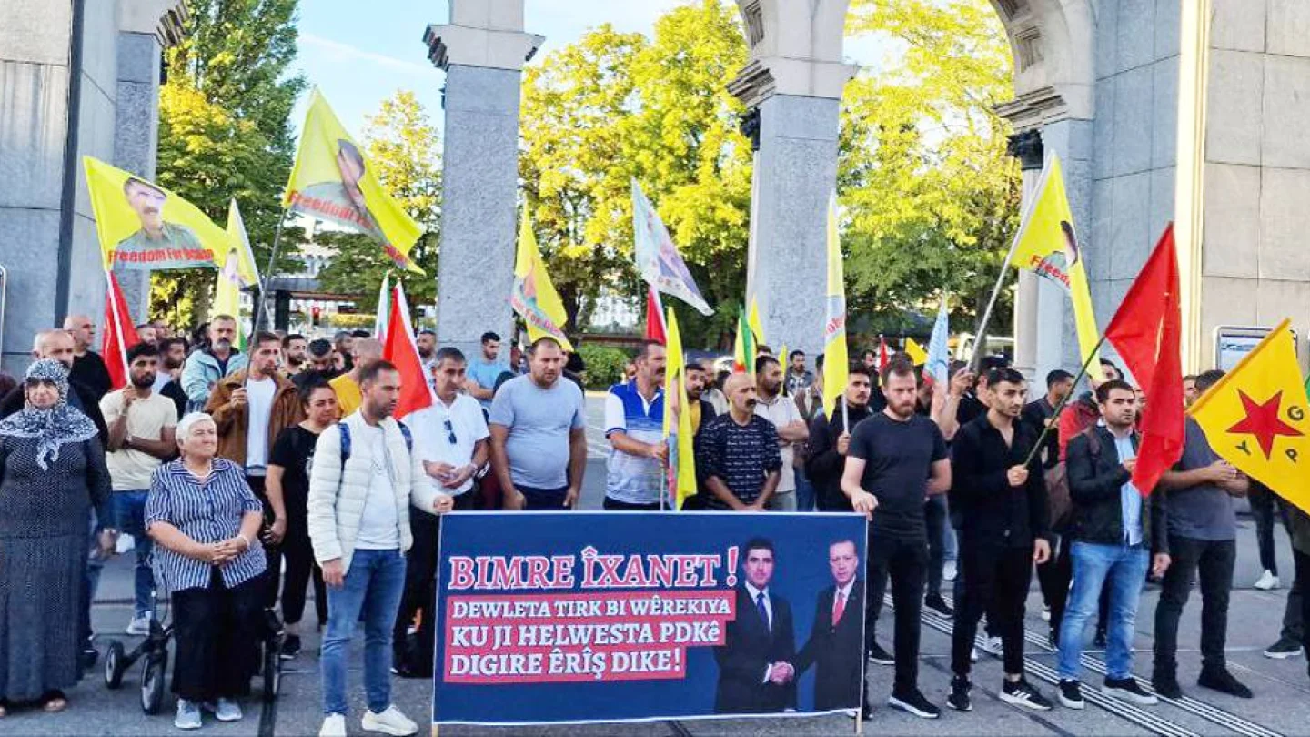 KDP ihaneti protesto edildi/Luzern