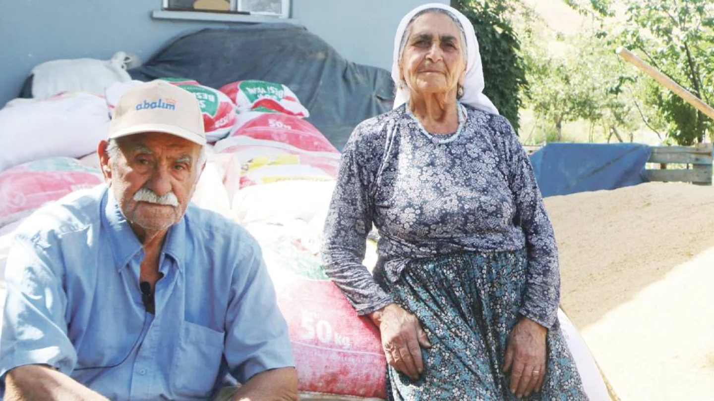 Dersim'de ekolojik tarım yapan aile