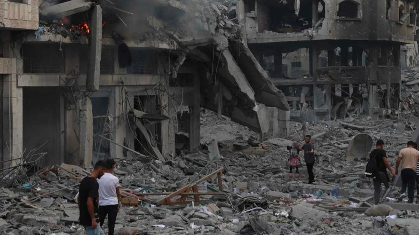 İsrail'in Gazze saldırısı. Foto: AFP
