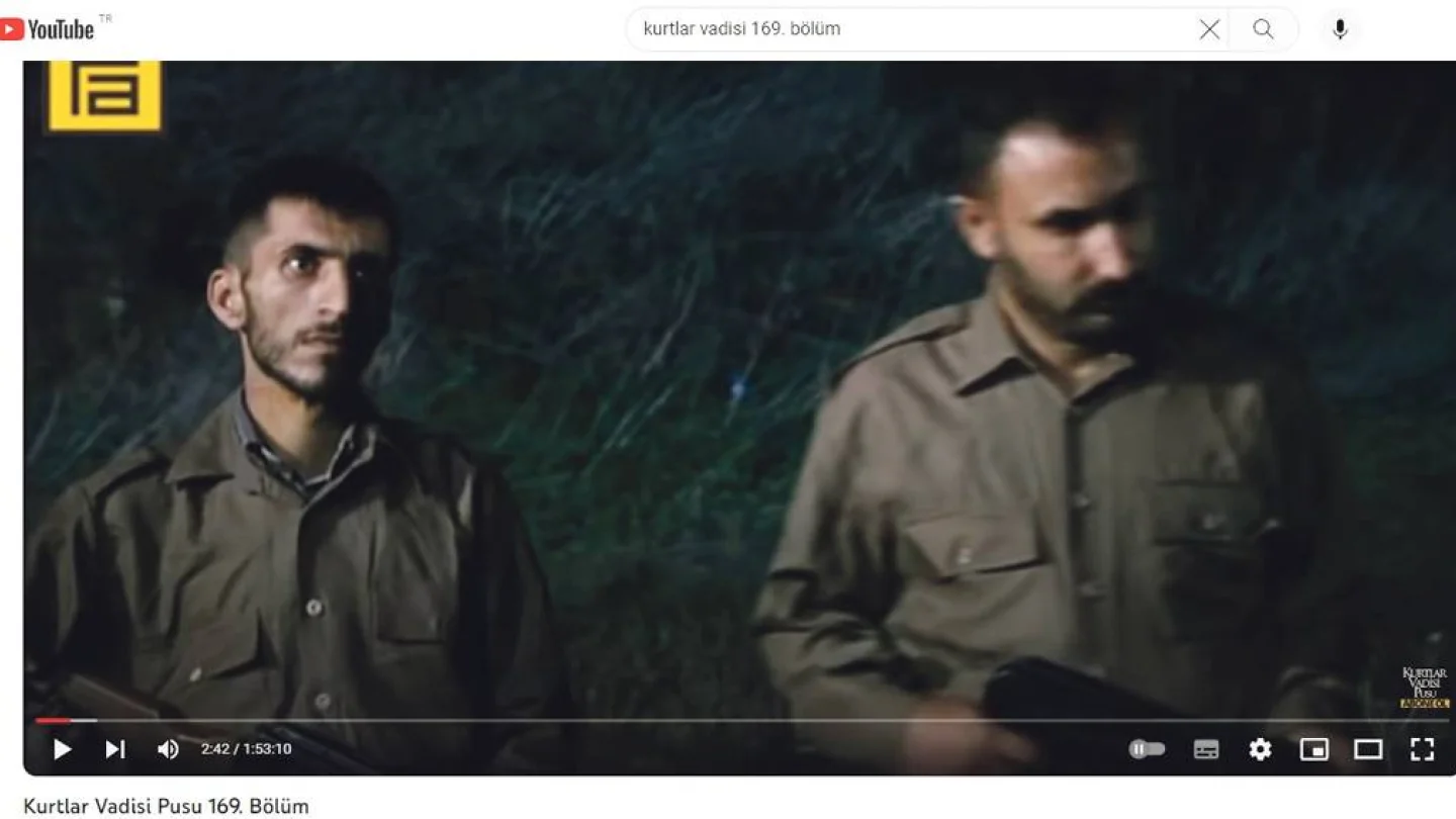 Yakup Akman'ın oynadığı film sahnesi