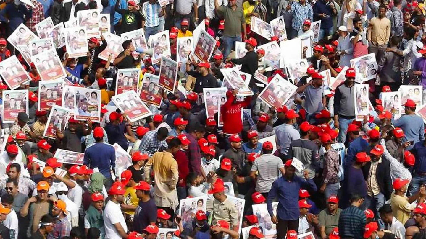 Bangladeş'te hükümet karşıtı gösteri