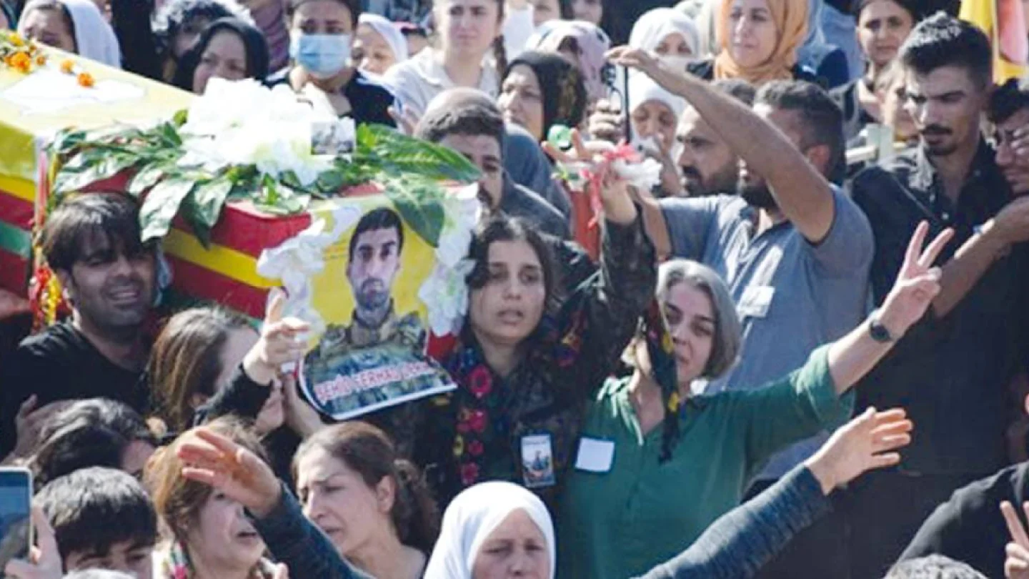 Ferhad Dêrik'in cenaze töreni