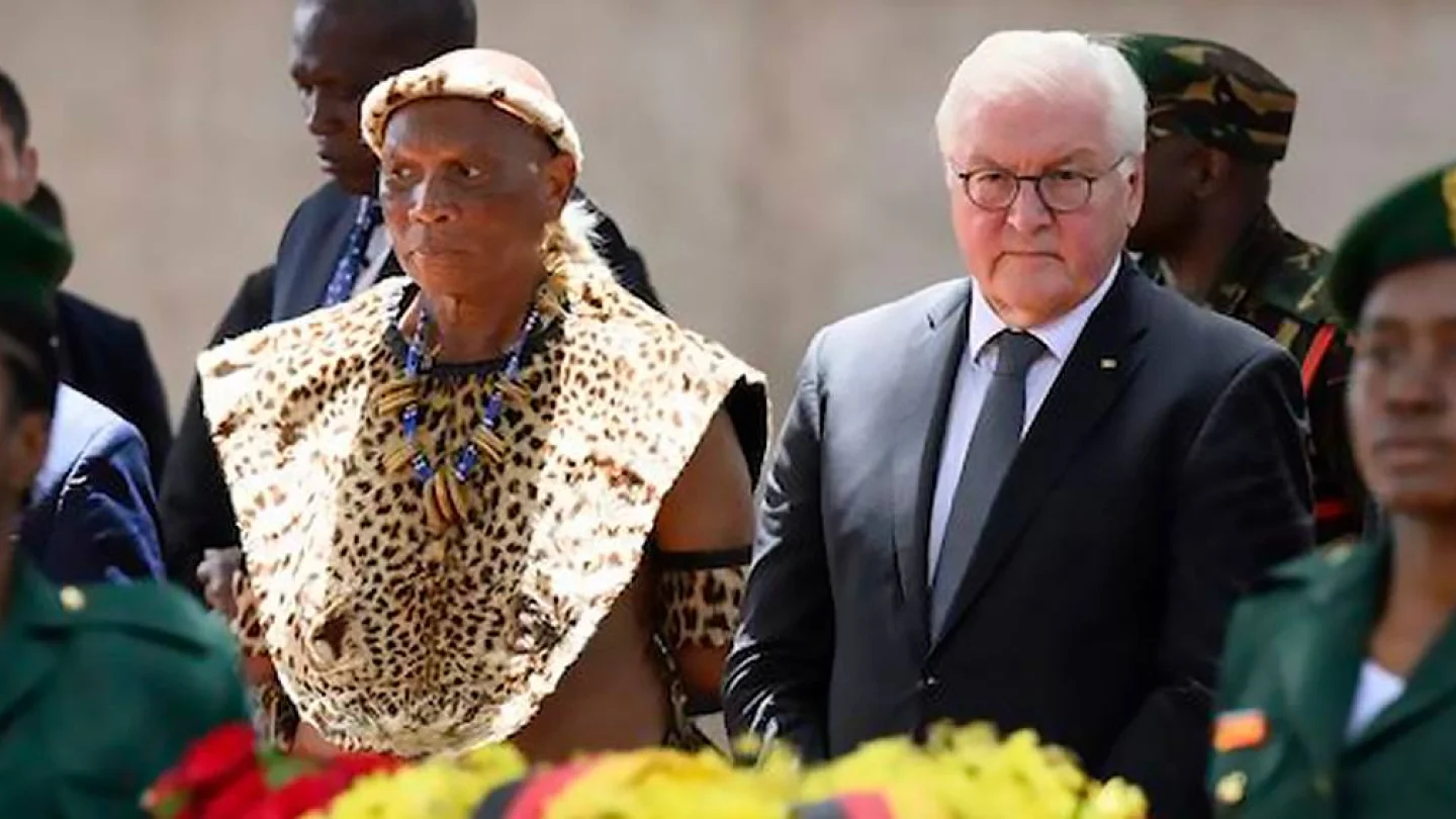 Almanya Cumhurbaşkanı Frank-Walter Steinmeier, Tanzanya'da