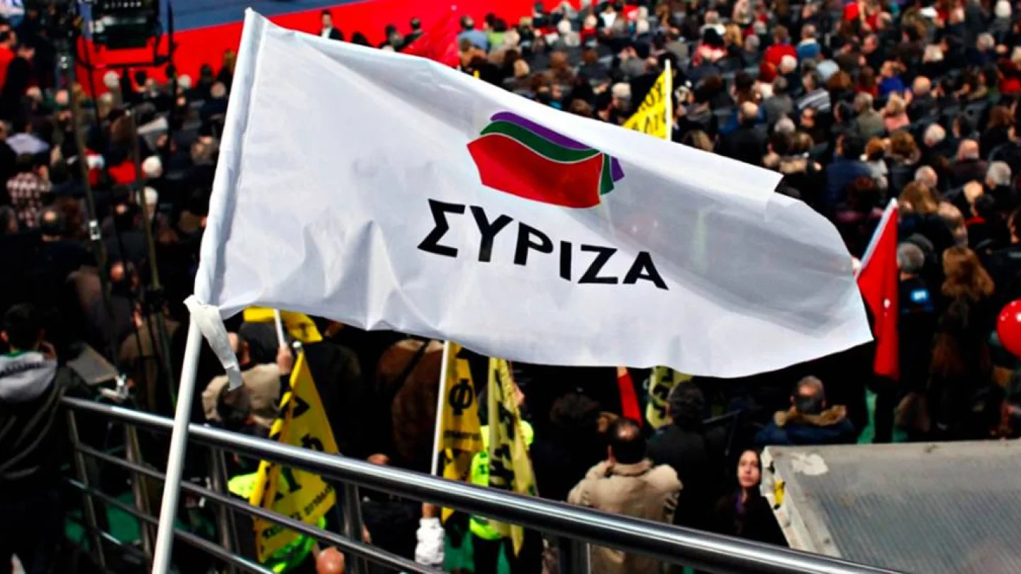Syriza seçmenleri gösteri düzenliyor