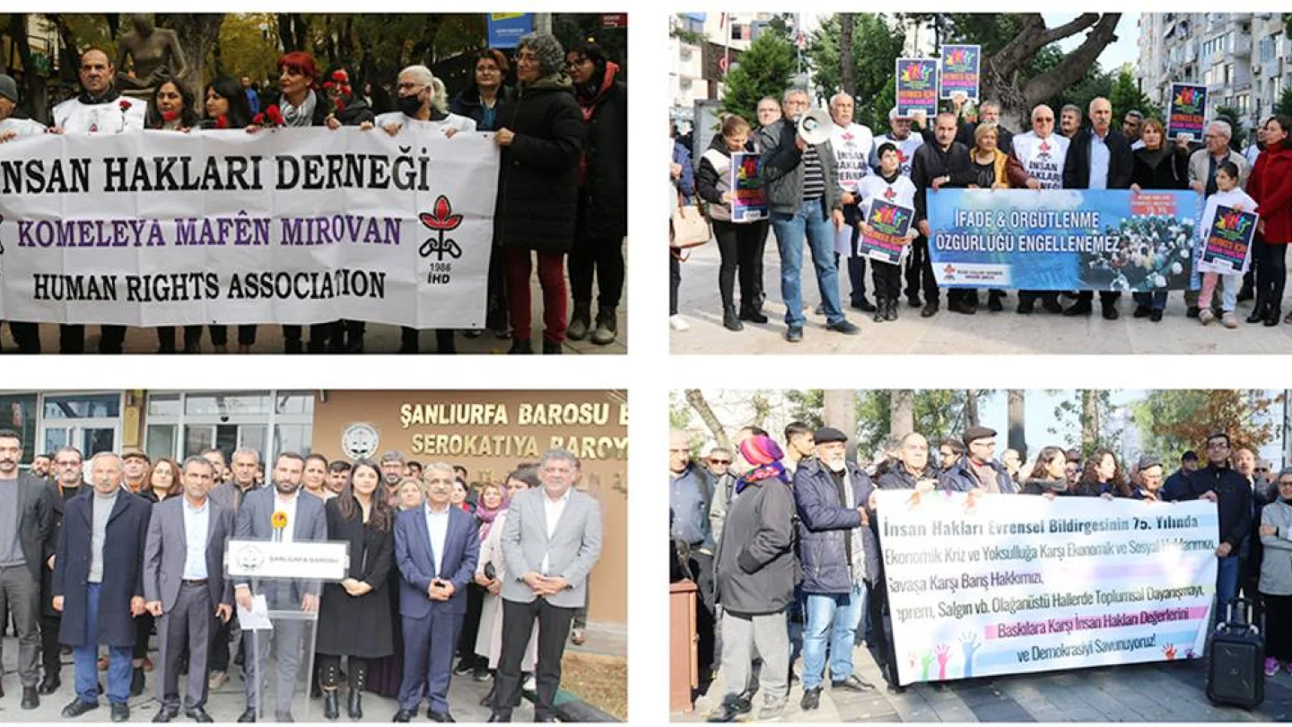10 Aralık İnsan Hakları Günü eylemleri