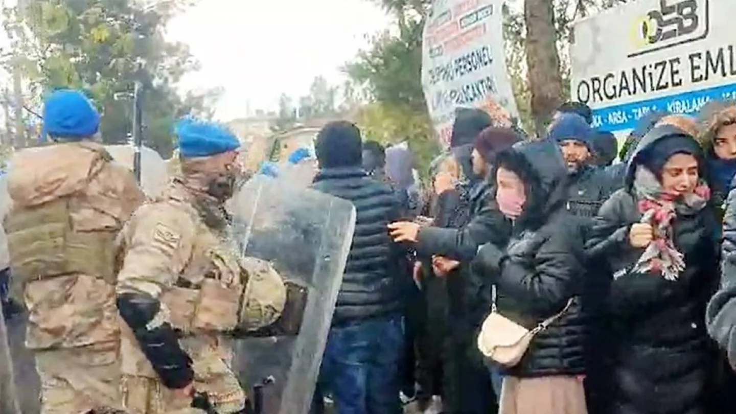 Özak Tekstil işçileri, jandarma saldırı
