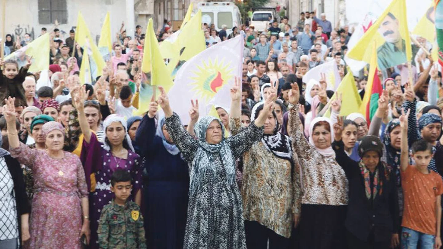 Kadın eylemi / Rojava