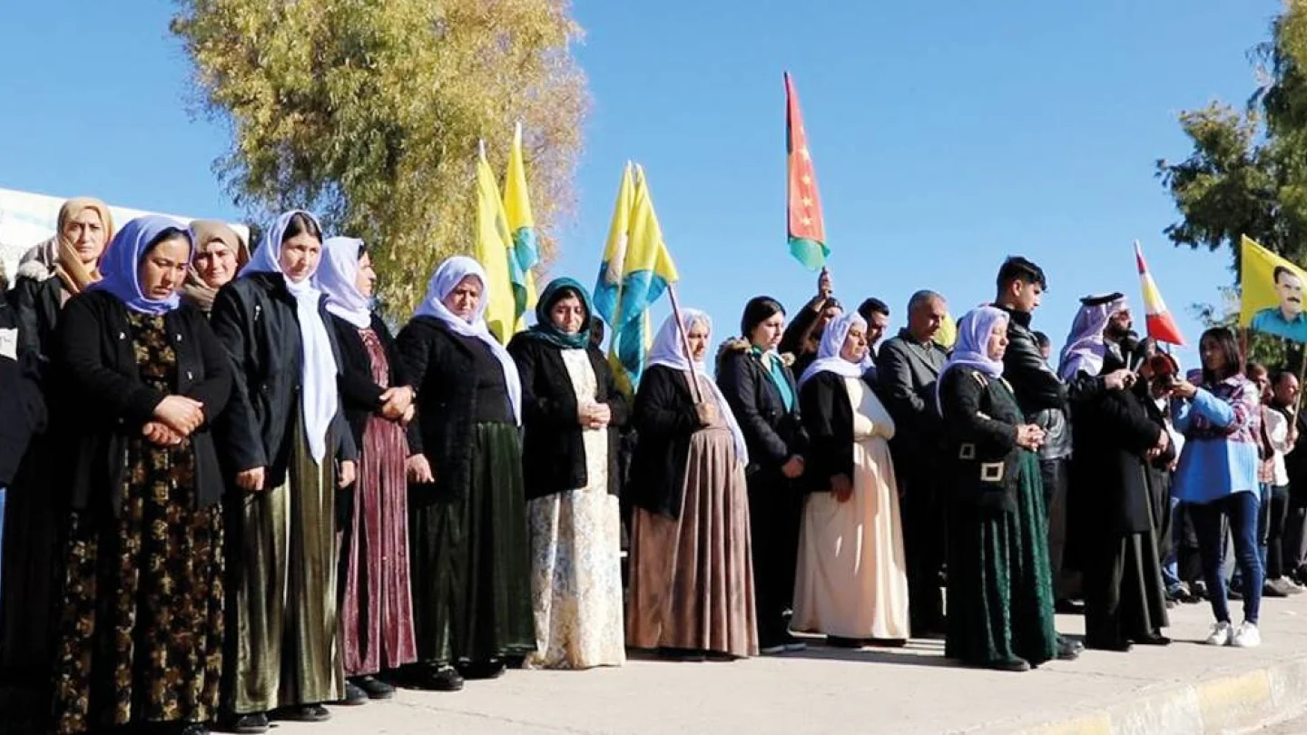 Şengal Özerk Yönetimi ve Êzîdî Özgür Kadın Hareketi basın açıklaması