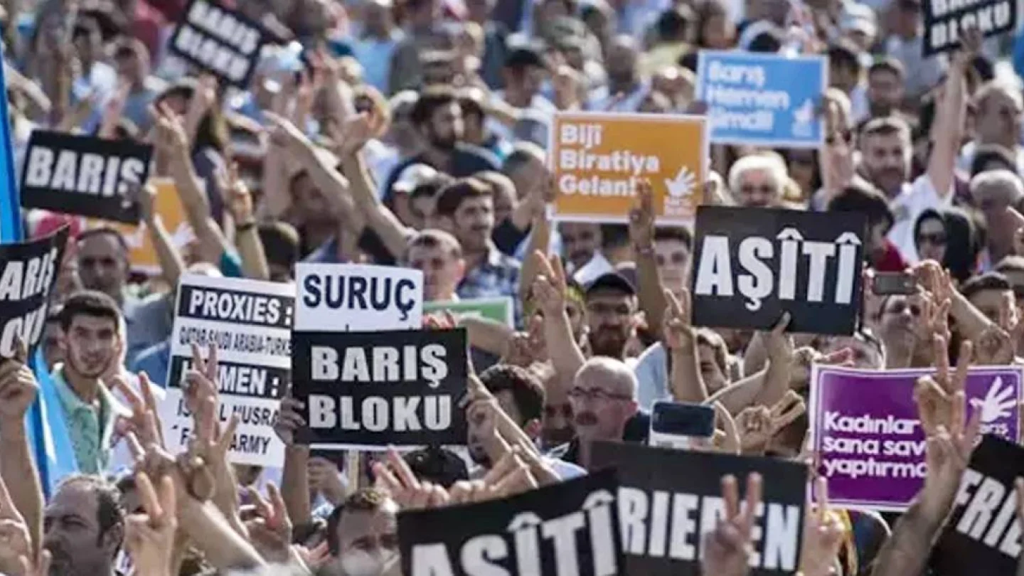 Barış mitingi