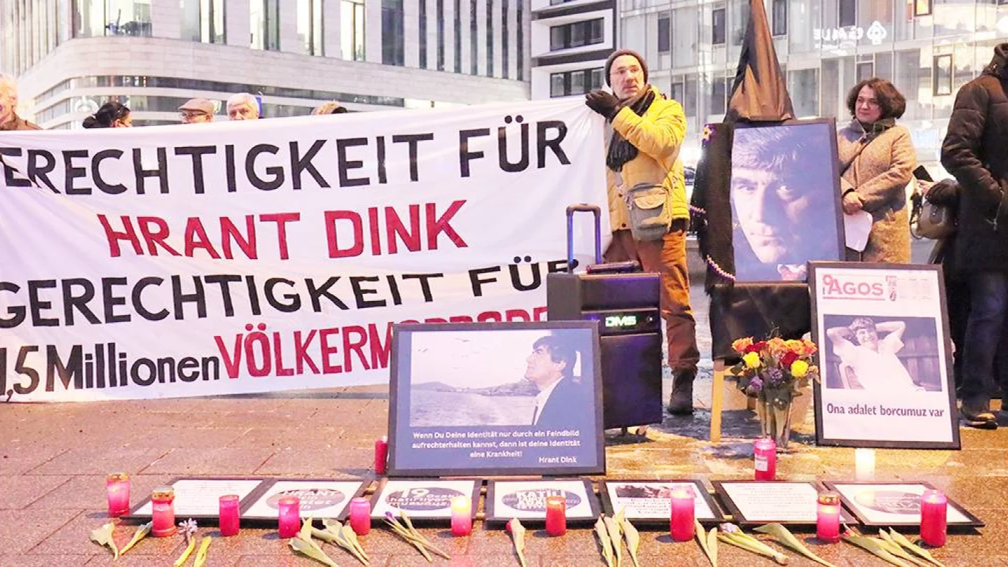Frankfurt Hrant Dink anma