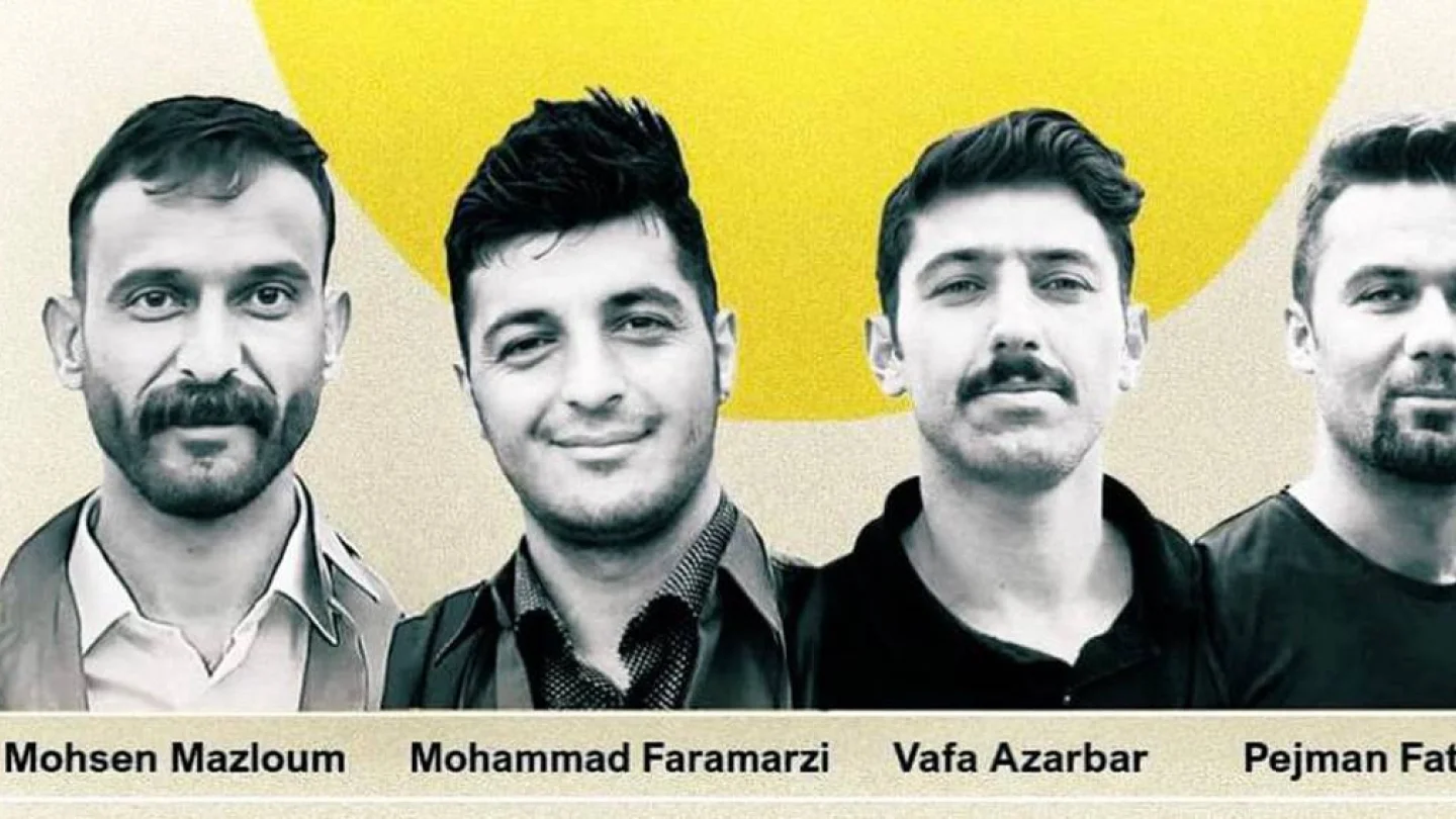 İran rejiminin idam ettiği dört Kürt genci...