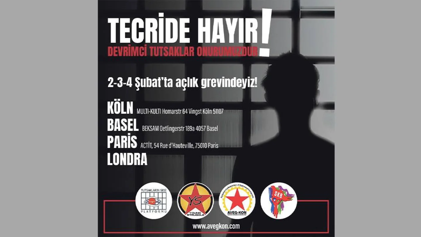 Türkiyeli sosyalistler 3 günlük destek açlık grevine başlıyor
