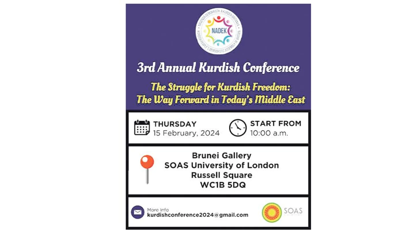Londra'da 3. Kürt Konferansı