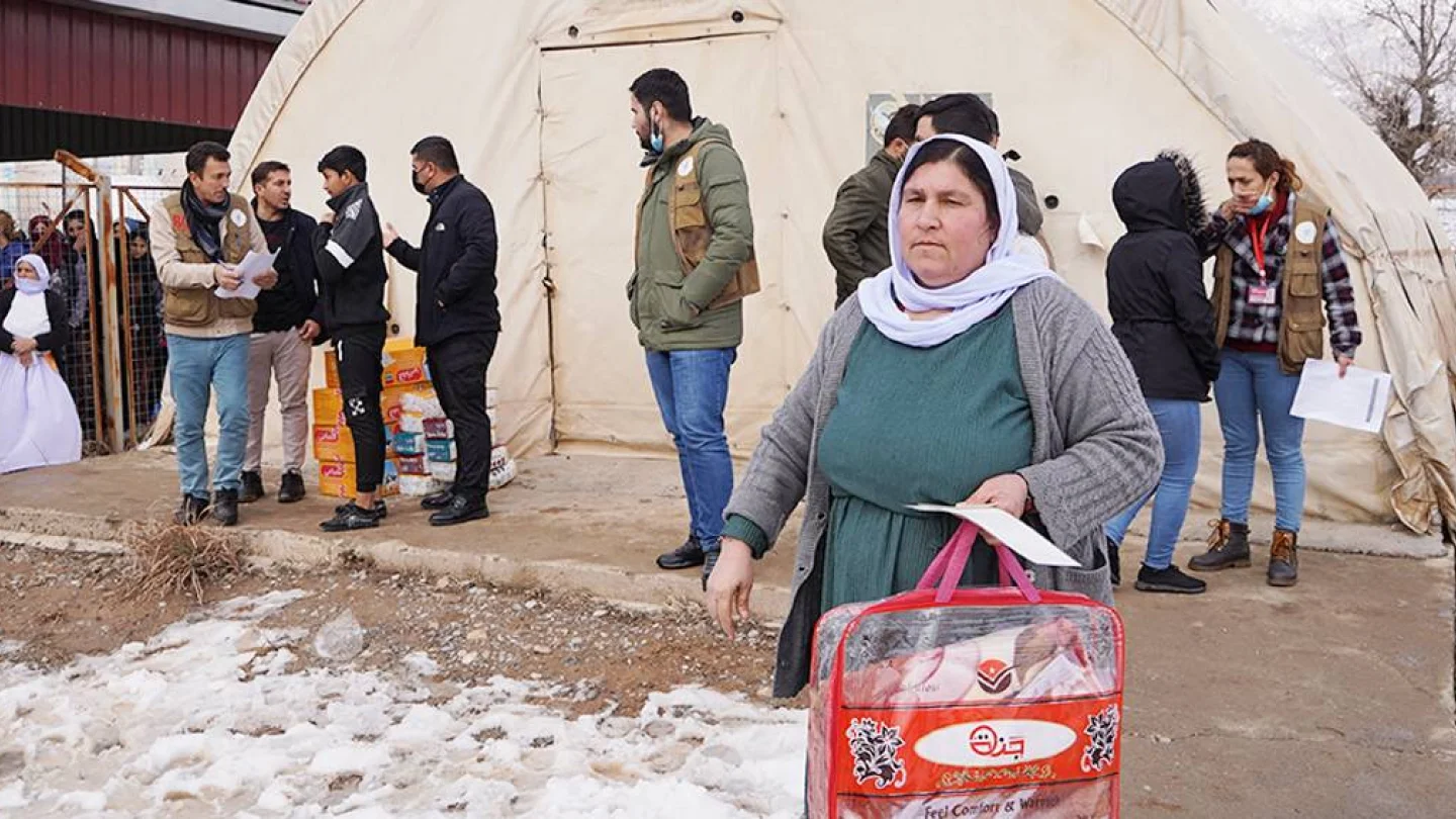 Şengal Davudiye Kampı/Foto:AFP
