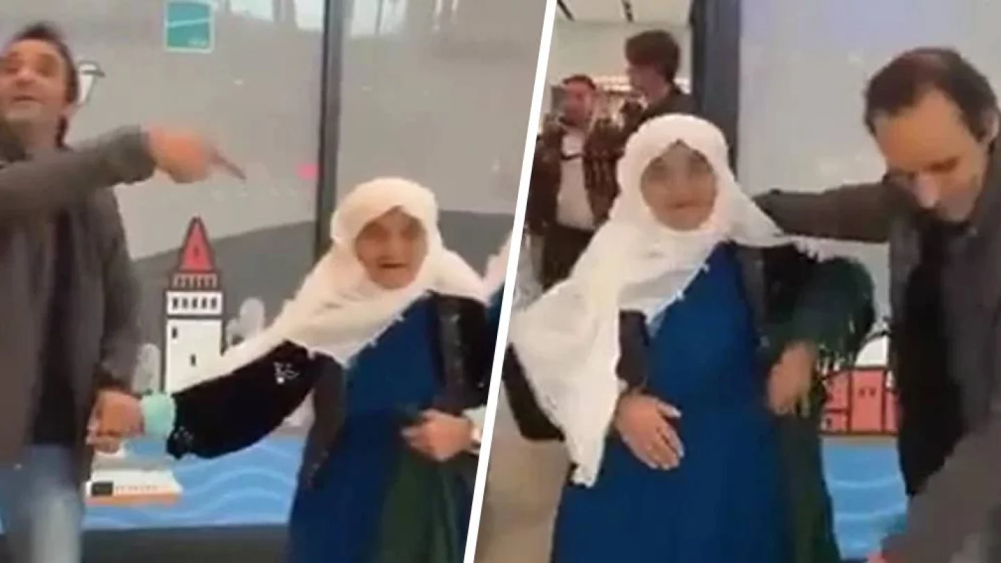 Memduh Çalışkan ve annesi