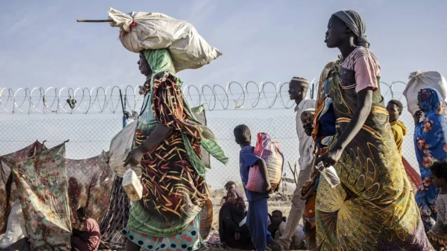 Sudan göç/Foto:AFP