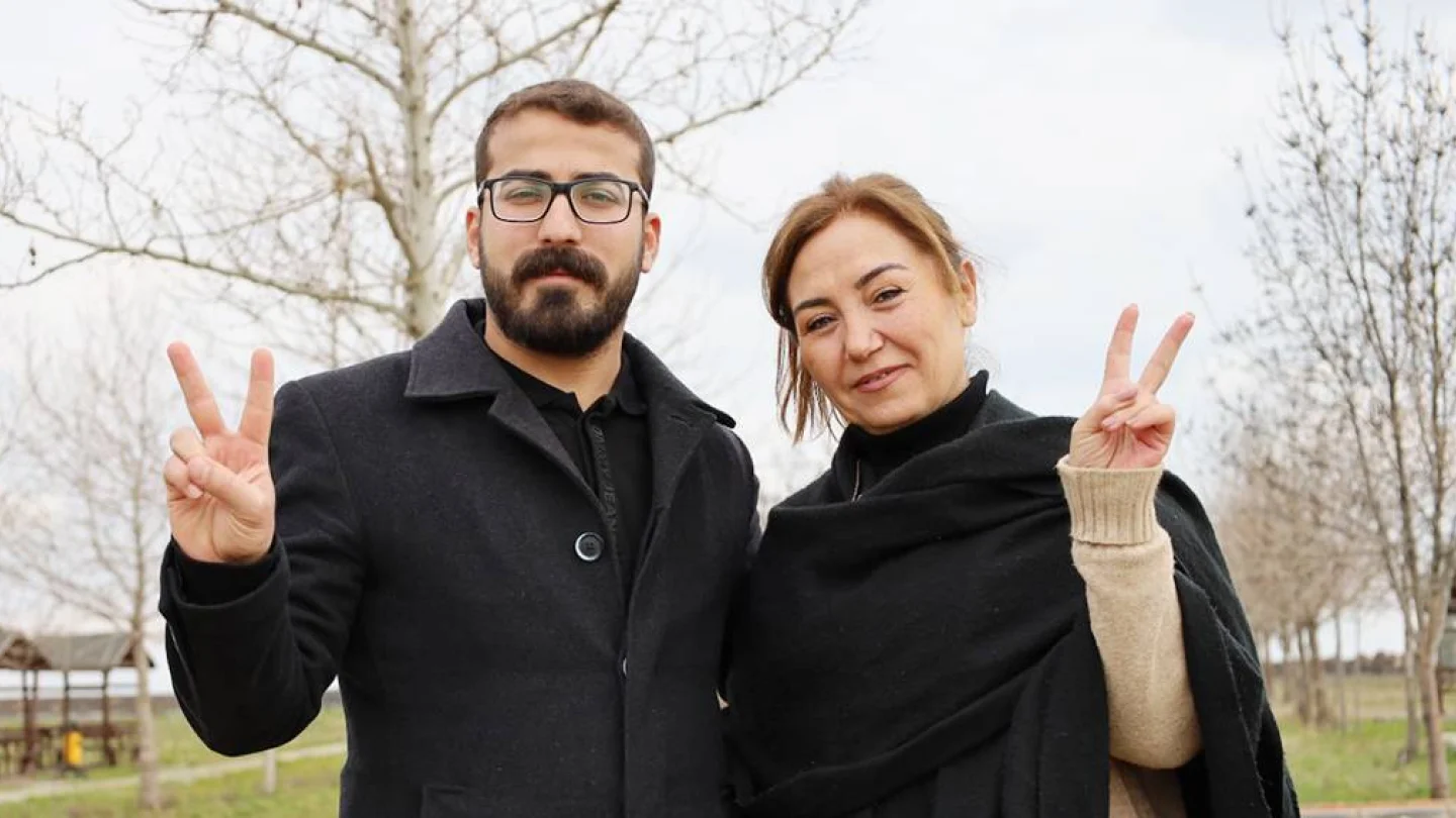 DEM Parti Hezex adayları Doğan Adıbelli ve Türkan Kayır