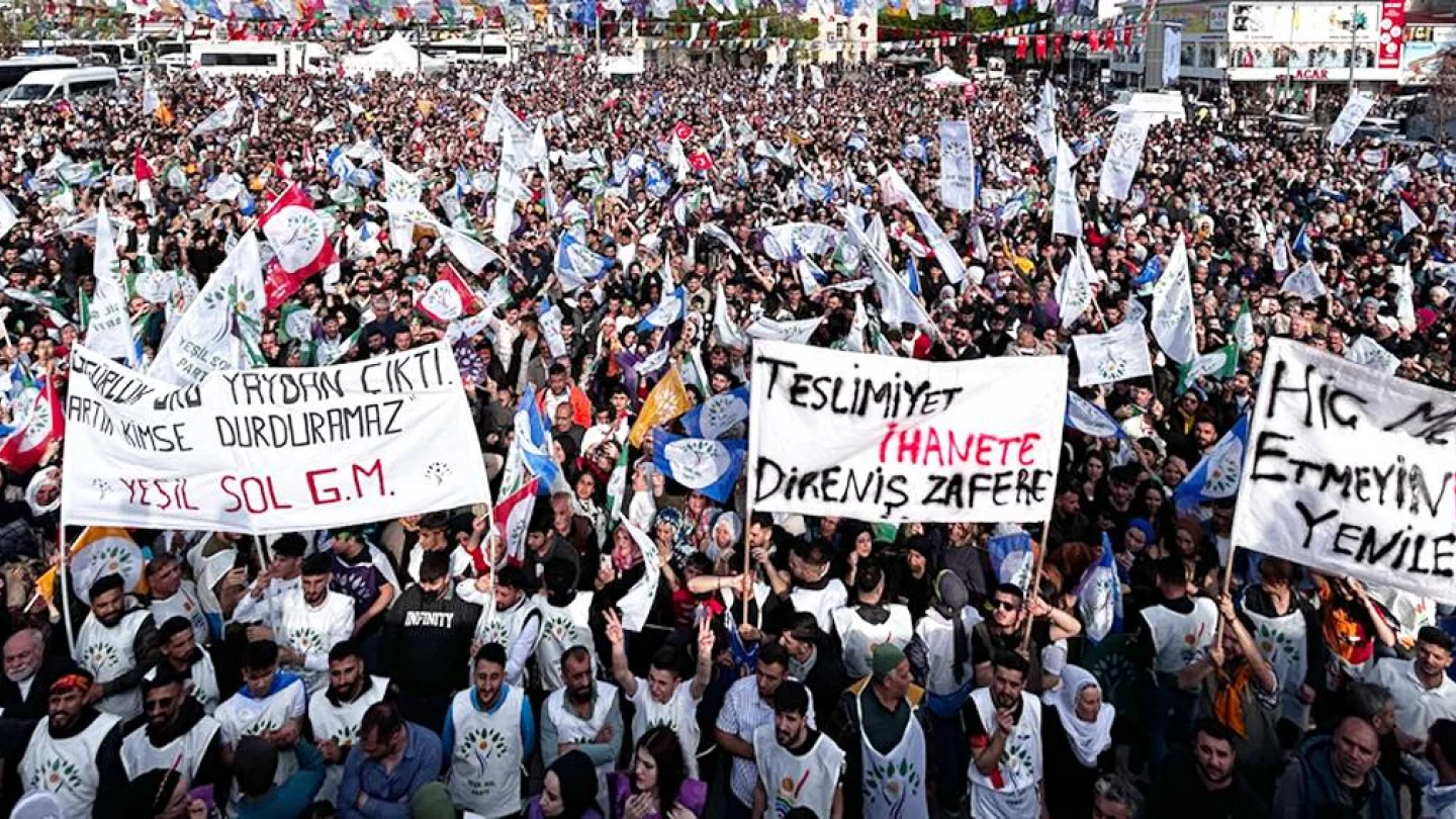 Yeşil Sol Parti miting