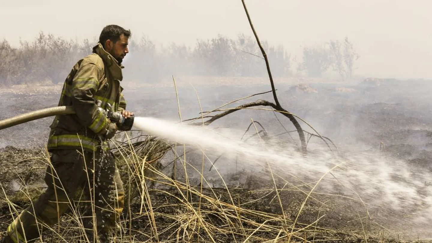 Reqa orman yangını / Foto:AFP