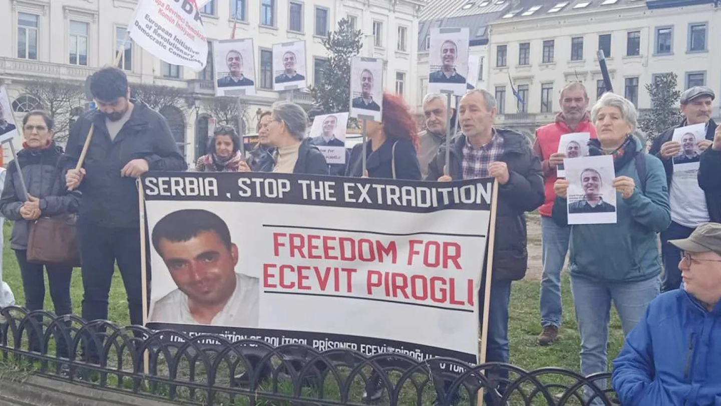 Piroğlu'na özgürlük eylemi