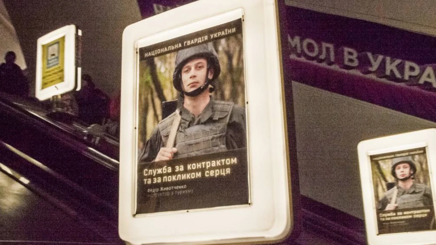 Ukrayna'da askere çağrılmalar / foto:AFP