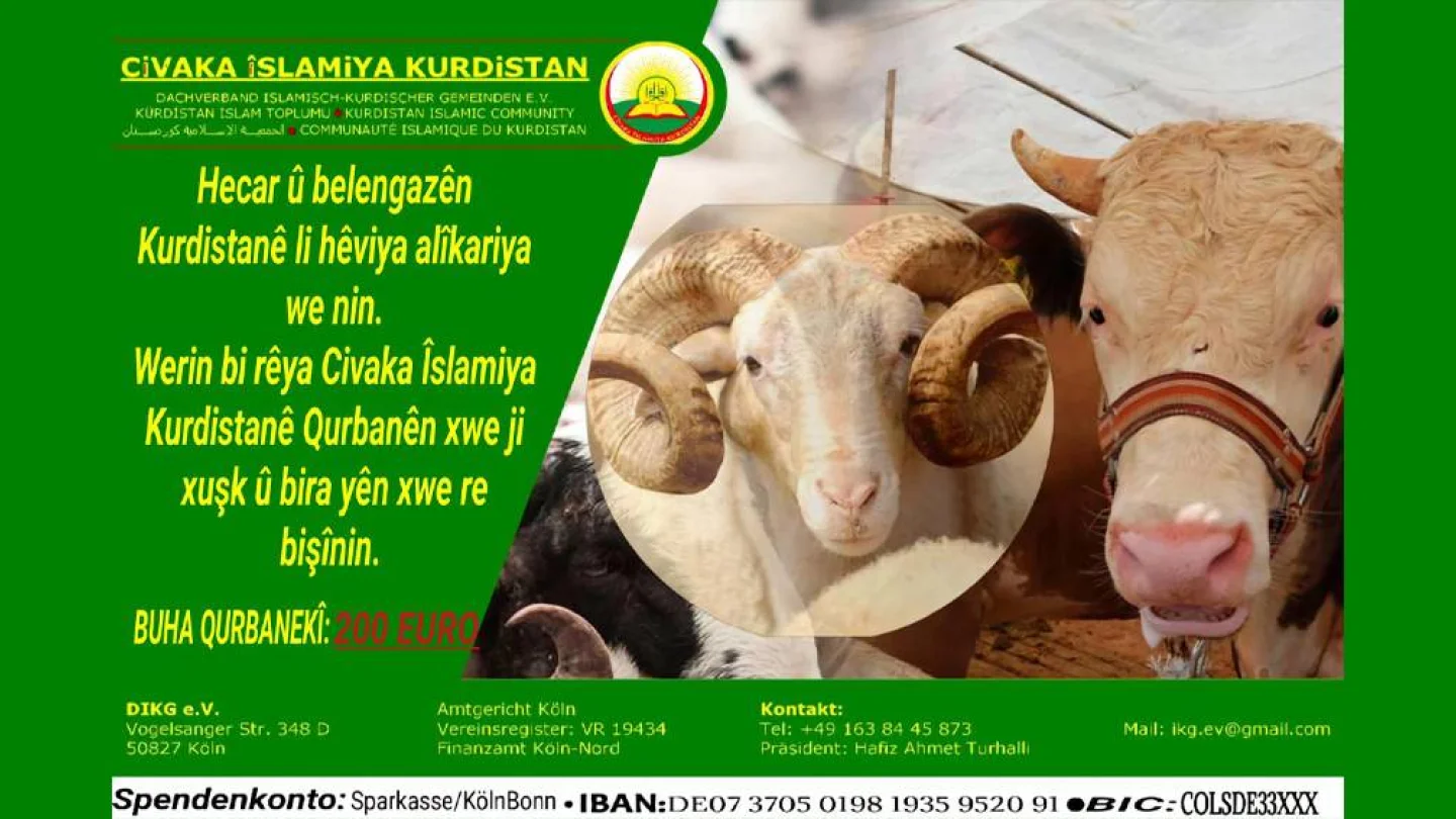 Heyva Sor a Kurdistanê Kurban yardım kampanyası