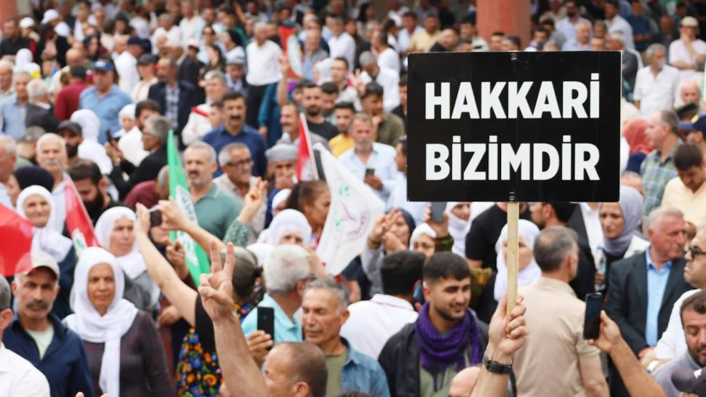 Kayyım protestosu / foto:Medine MAMEDOĞLU
