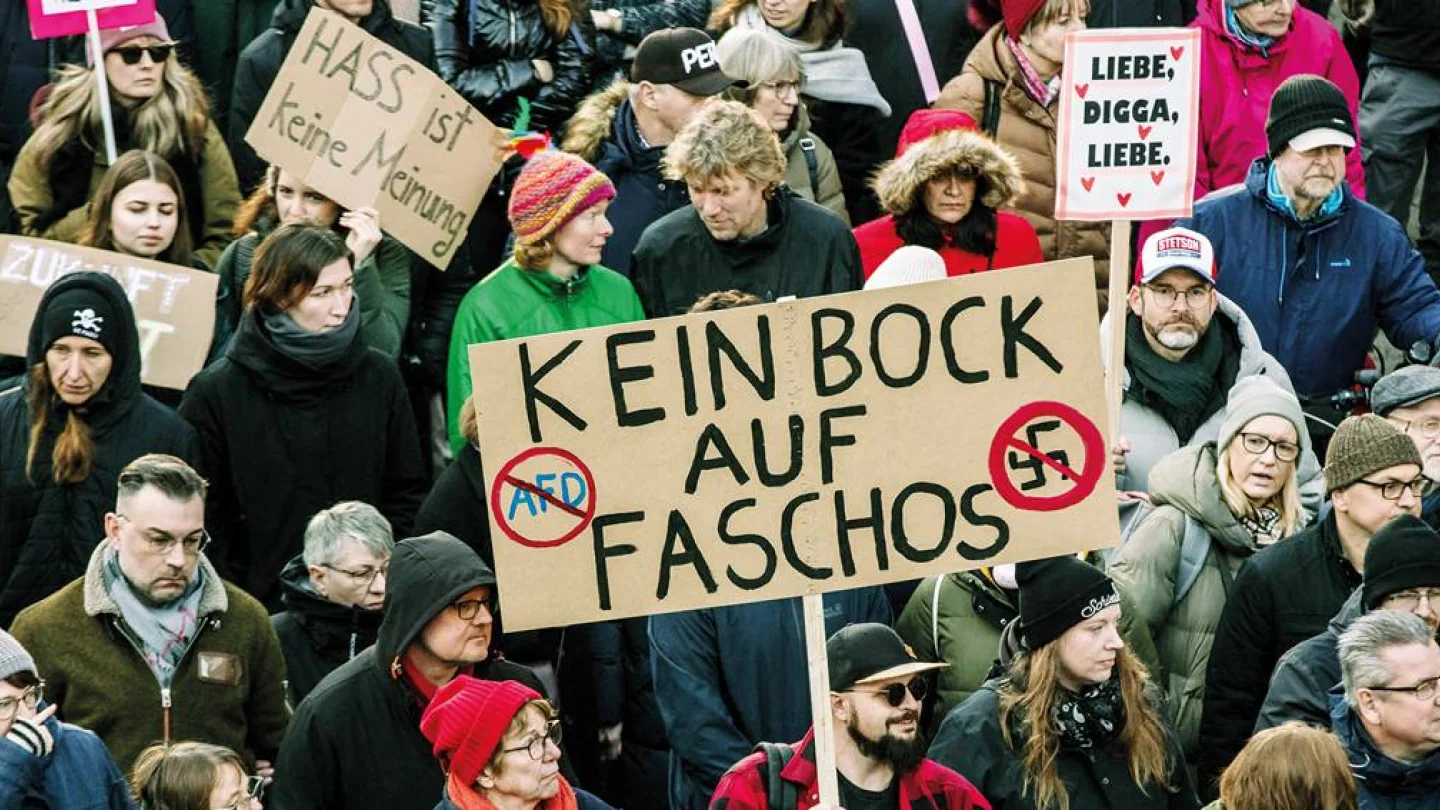 AFD protestosu / foto:AFP