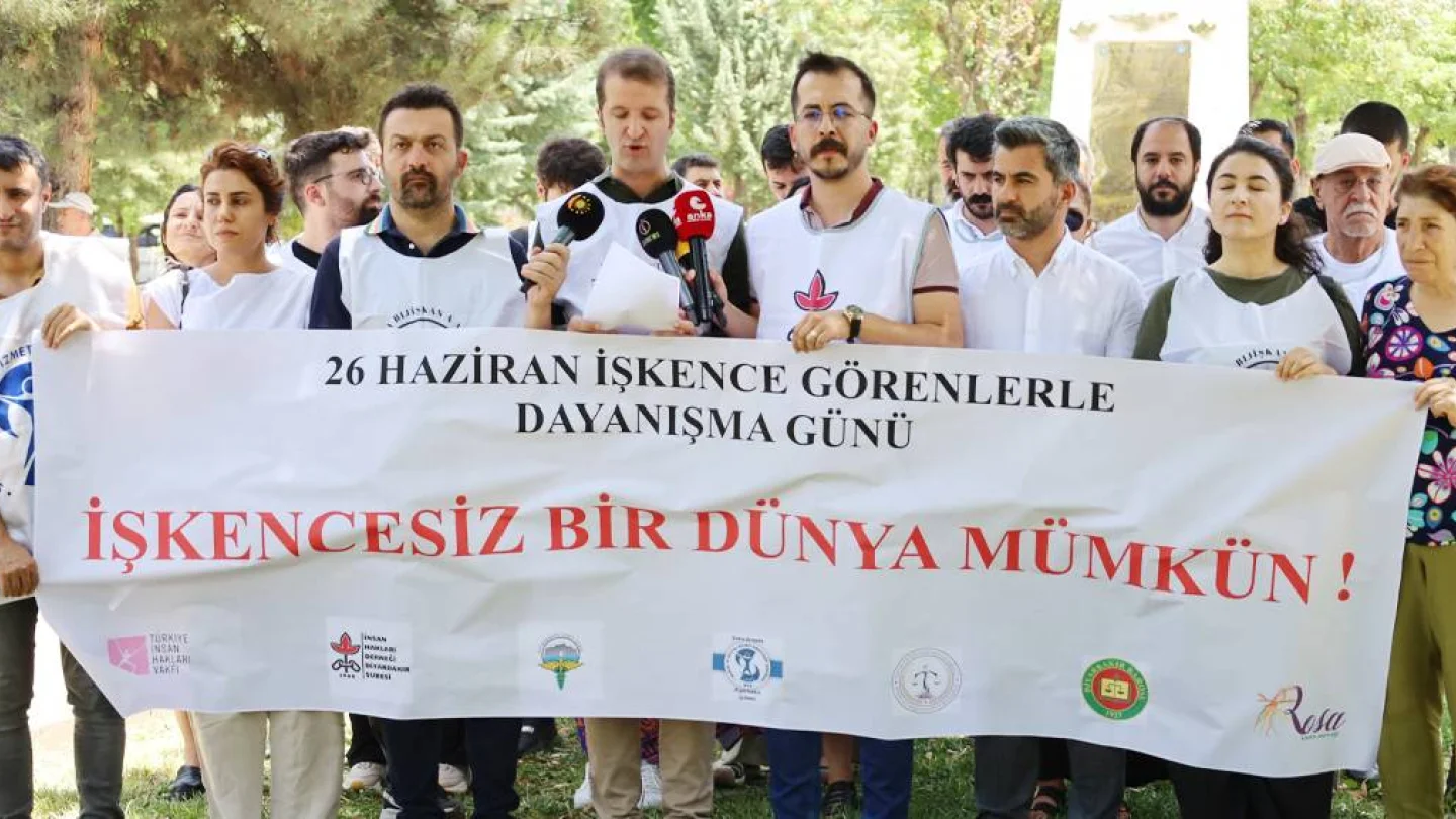 Amed işkence protesto