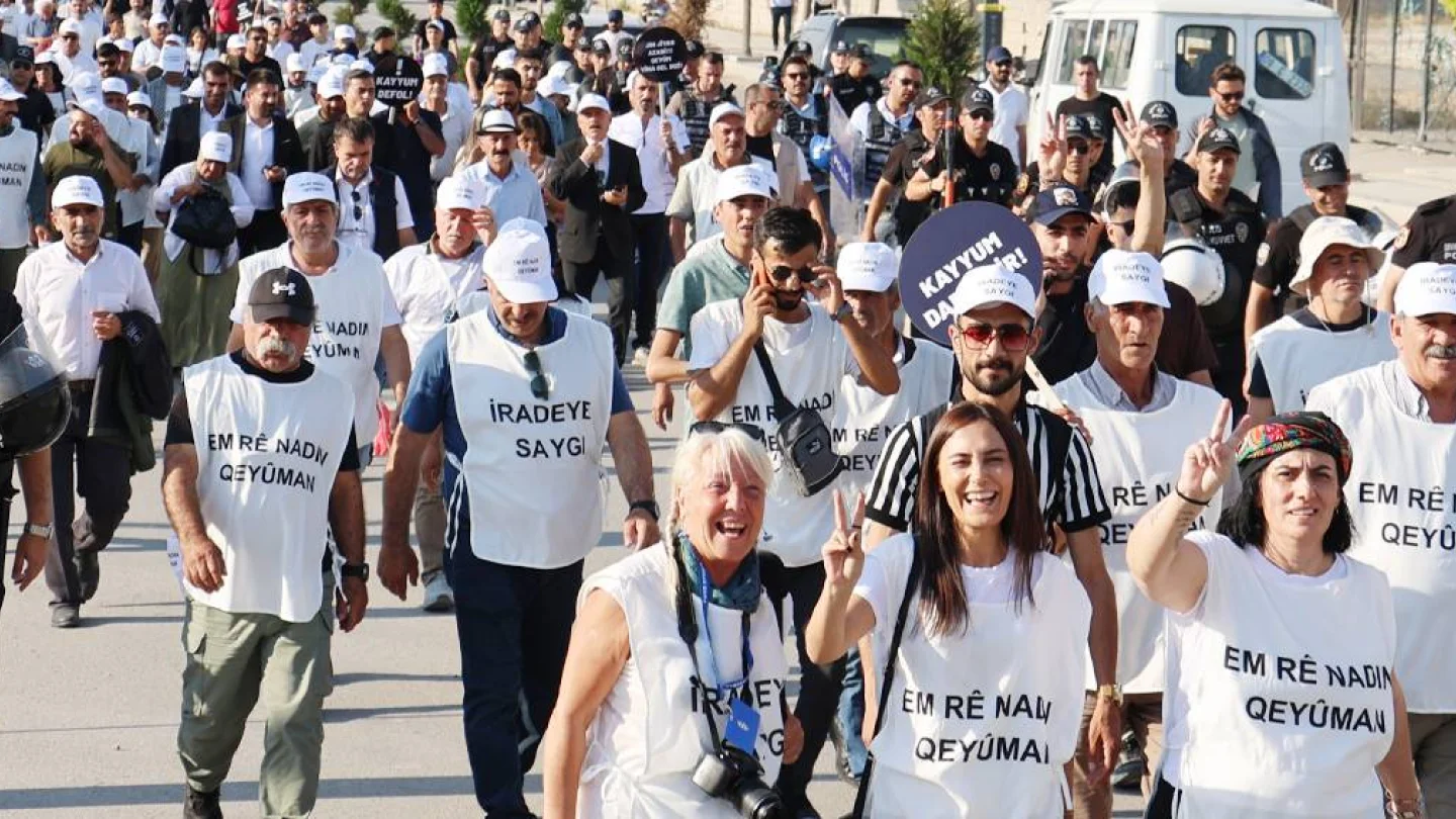 Colemêrg kayyum eylem/Foto: Medine MAMEDOĞLU