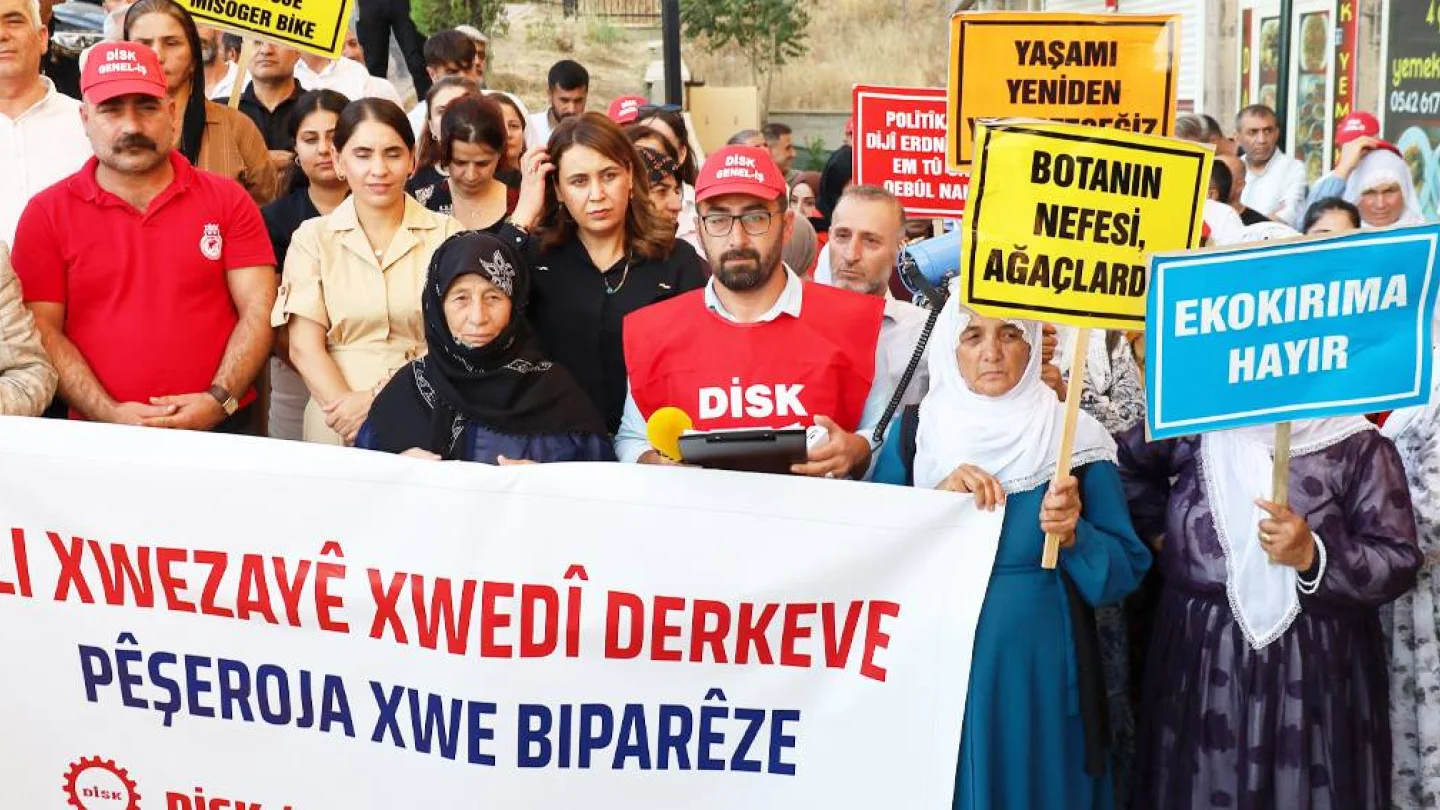 Doğa tahribatına karşı açıklama / Şırnak