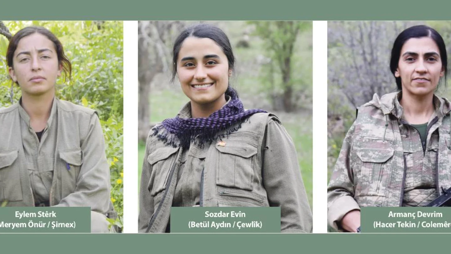 Eylem Stêrk (Meryem Önür / Şirnex) - Sozdar Evîn (Betül Aydın / Çewlîk) - Armanç Devrim (Hacer Tekin / Colemêrg)