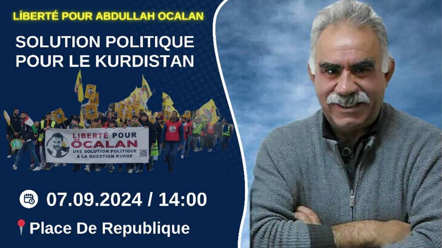 Paris'te yürüyüş ve miting