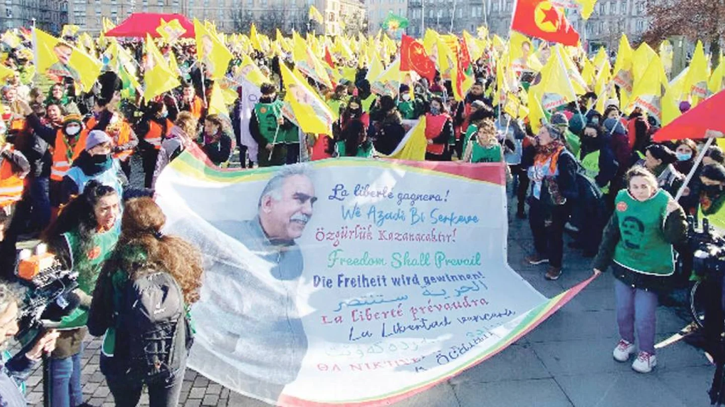 Kürt Halk Önderi Öcalan için eylem