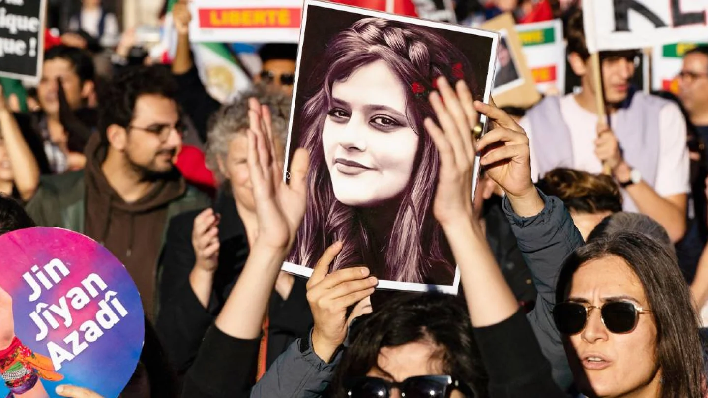 Jîna Emînî eylemi / foto:AFP