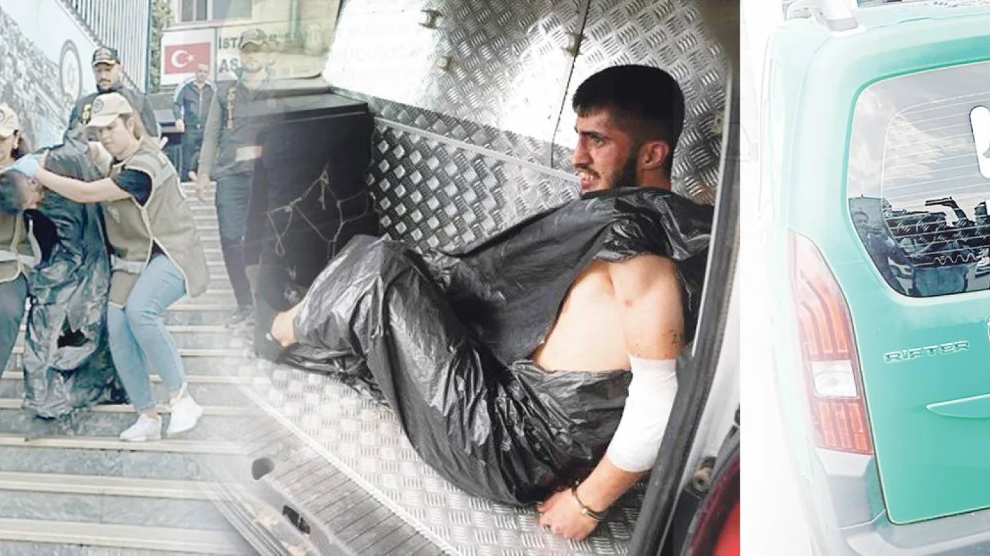 Çöp poşetine konulup gözaltına alınan kişi