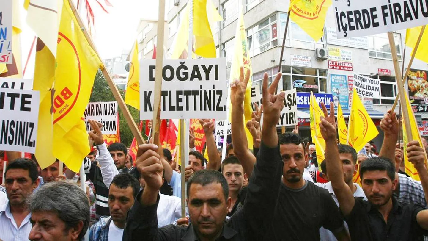 Barış mücadelesi/foto:AFP